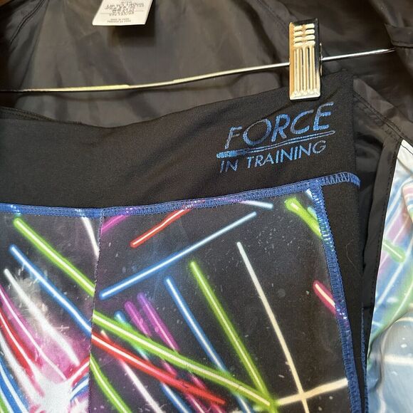 Girls Disney Jedi Force In Training Two Piece Outfit Jacket Leggings 9/10 Saber - Picture 5 of 9